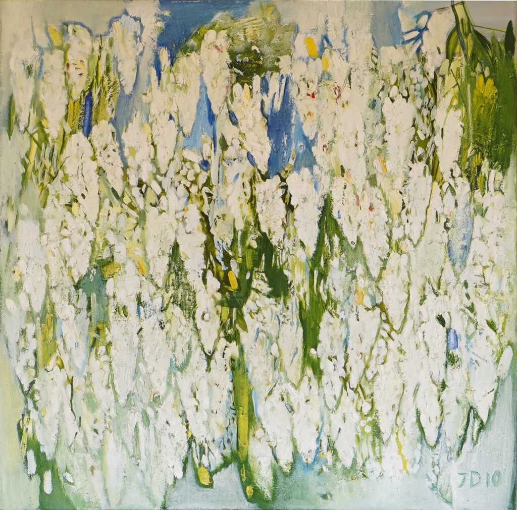 Paveikslas: Akacijos, 70 x 70, aliejus drobė, 2010