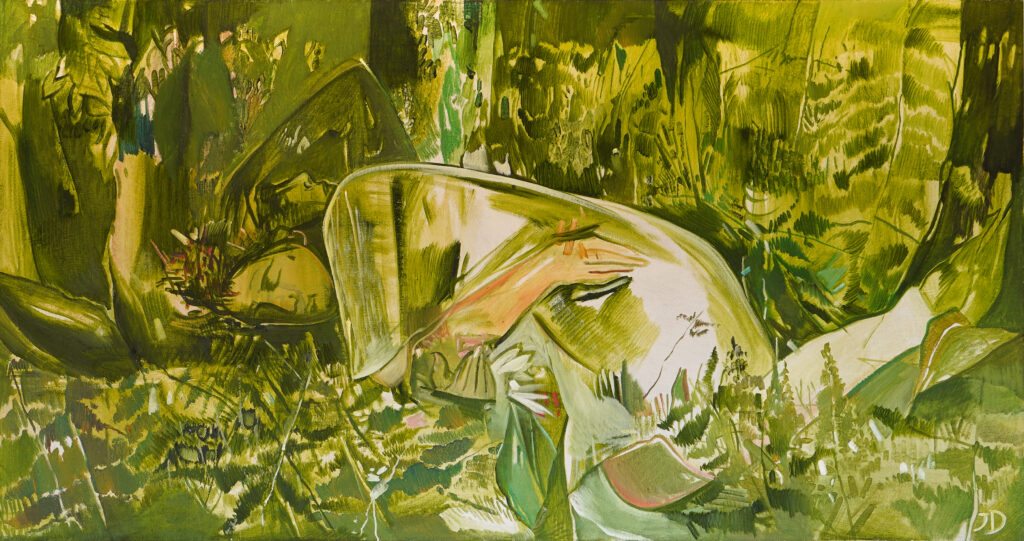 Paveikslas: Joninių naktis, 80 x 150, aliejus drobė, 2010